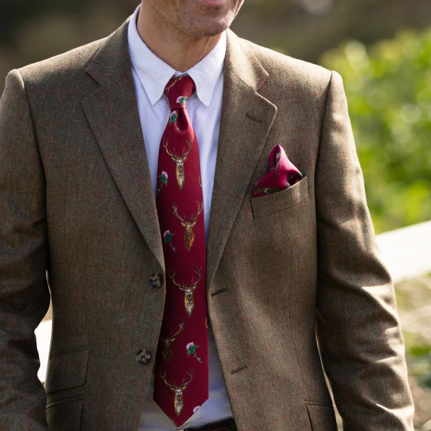 Gents Pure Silk Tie Caledonia
