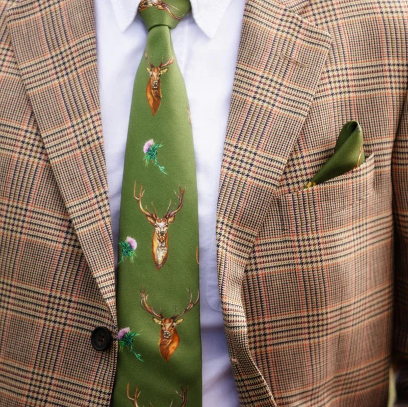 Gents Pure Silk Tie Caledonia