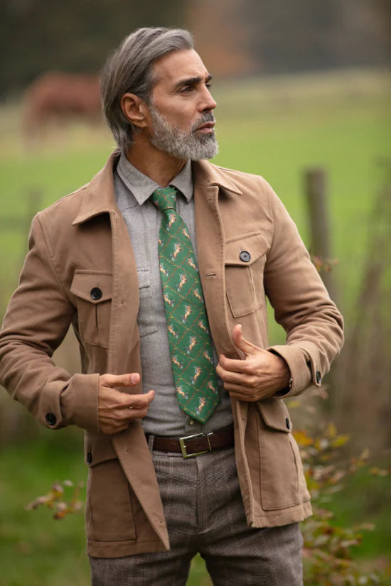 Gents Pure Silk Tie | Equestrian