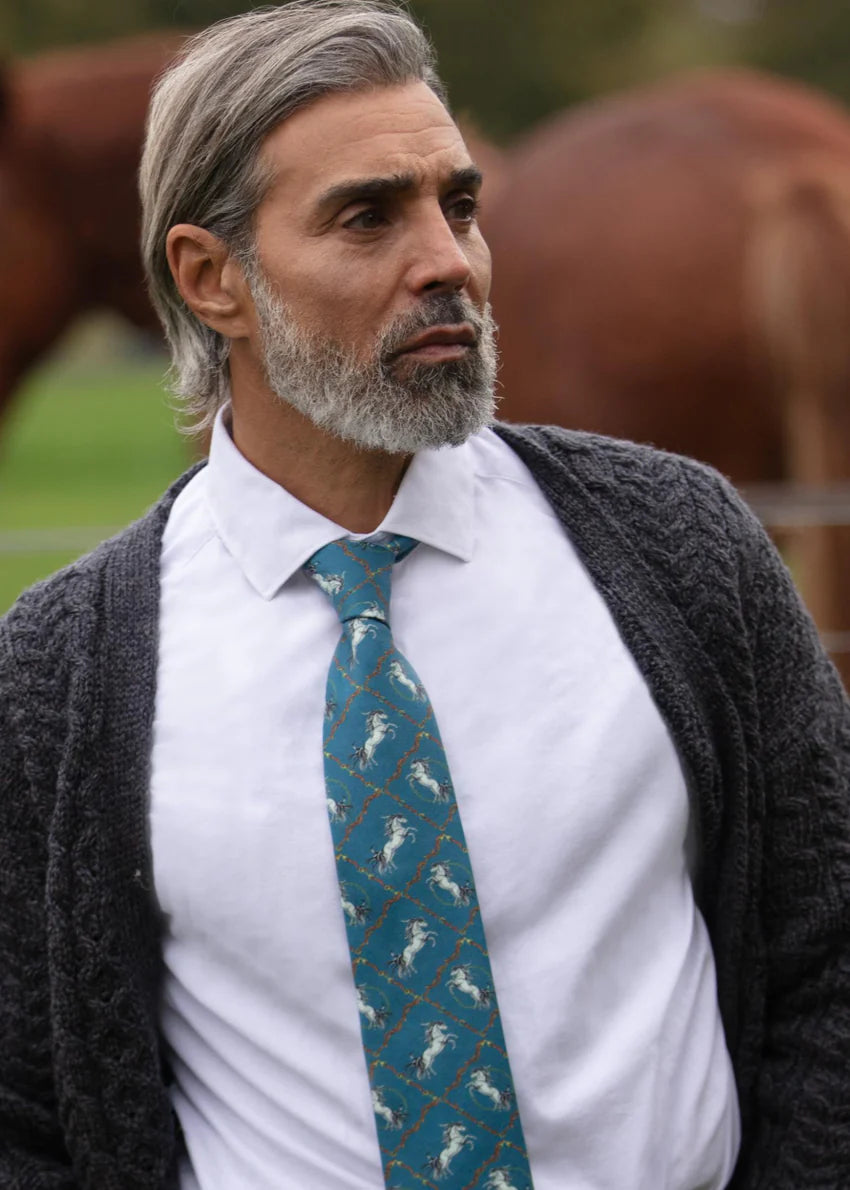 Gents Pure Silk Tie | Equestrian