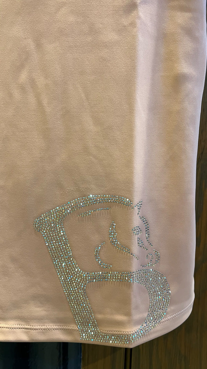 Clara Crystal T-Shirt - pink