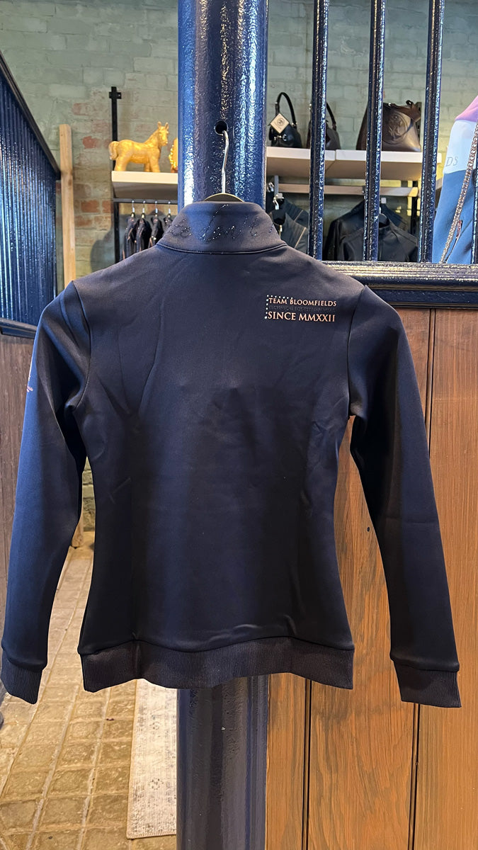Camille Crystal Quarter Zip Top 