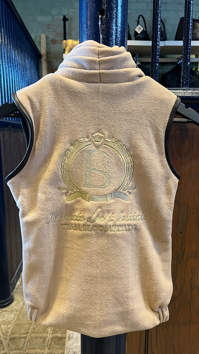Mini Sienna Country Fleece Gilet - Stone