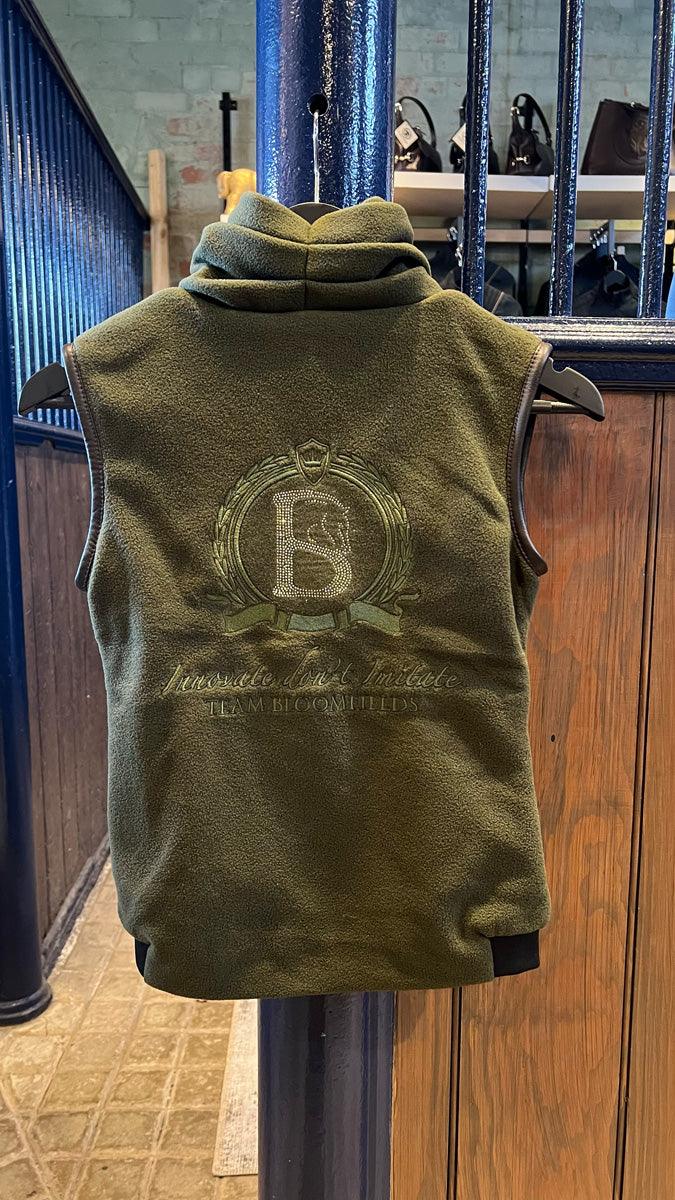 Mini Sienna Country Fleece Gilet - Olive
