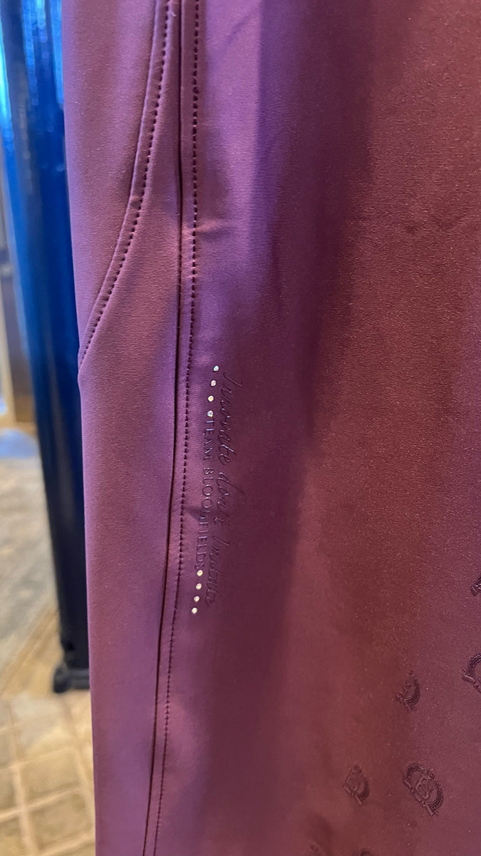 Maya Pleated Leggings - Mulberry