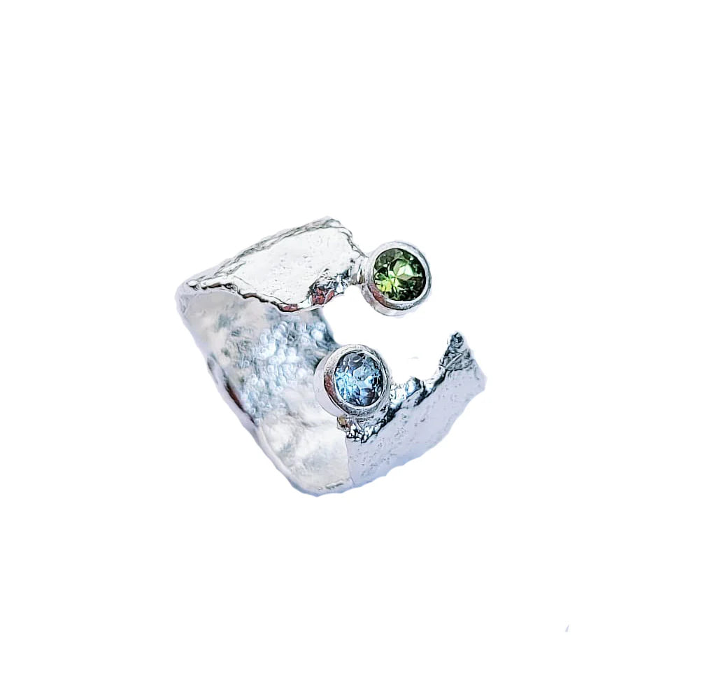 Peridot & Blue Topaz Faerie Tale Ring