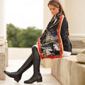 Hold Your Horses | Classic | Liquorish & Gold Silk Scarf