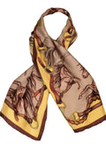 Hold Your Horses | Narrow Silk Scarf