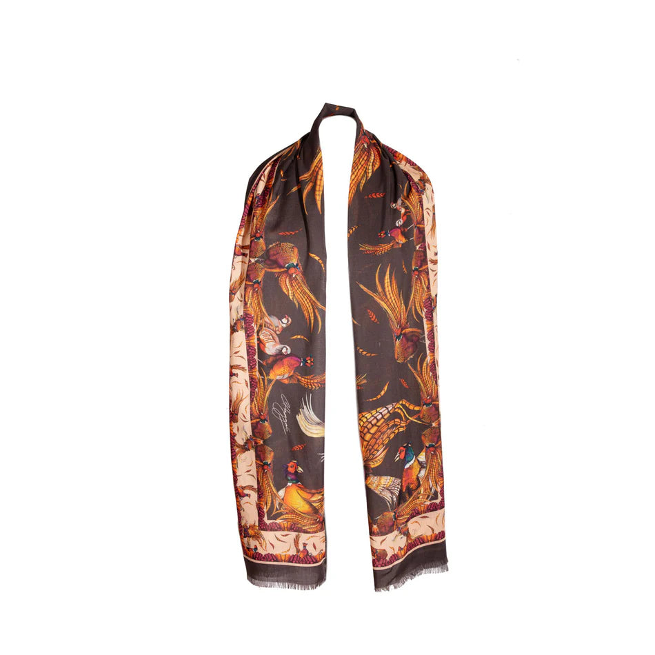 George & Friends | Charcoal | Wool/Silk Wrap