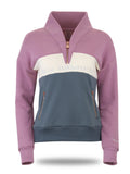 Vanessa V Neck Adult's Top - Pink, Cream & Grey